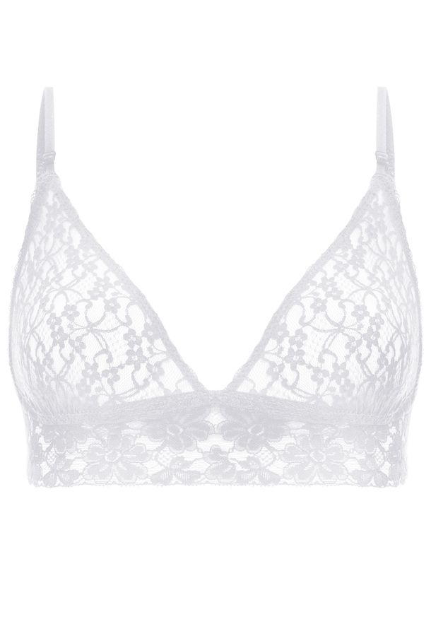 Sutiã Triângulo Renda Sweet Lace Branco