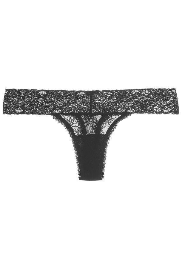 Calcinha Fio Renda Sweet Lace Preto