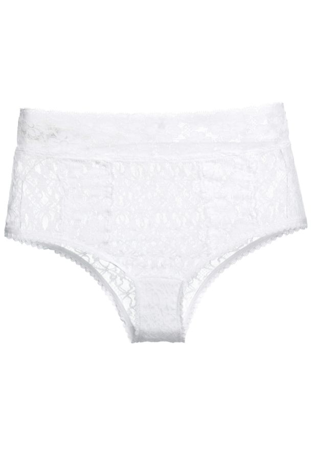 Calcinha Cintura Alta Renda Sweet Lace Branco