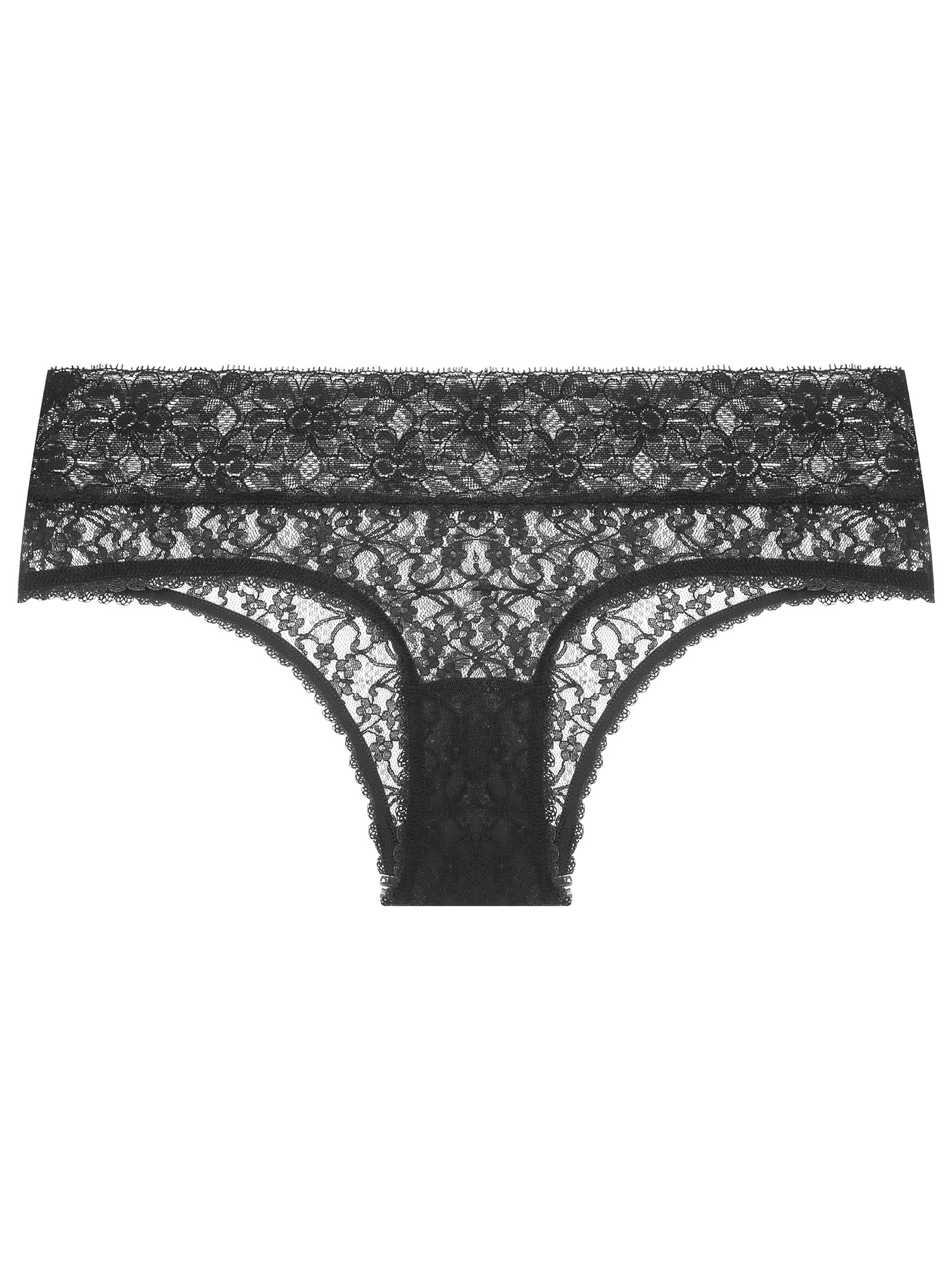 Calcinha Caleçon Renda Sweet Lace Preto