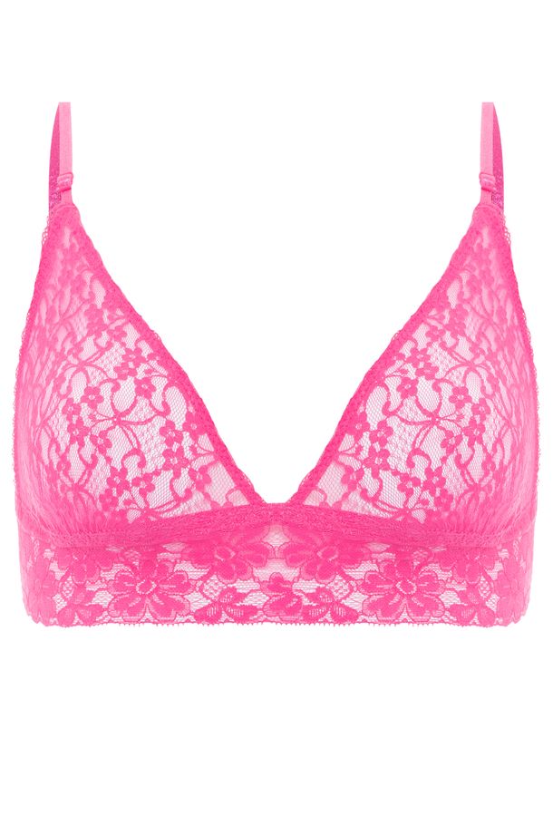 Sutiã Triângulo Renda Sweet Lace Pink