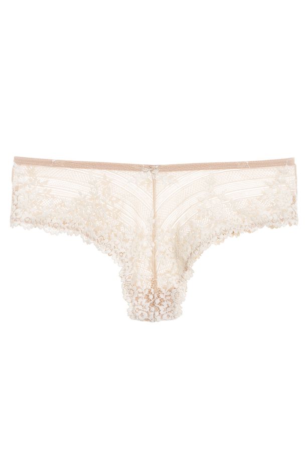 Calcinha Maxi Renda Embrace Lace Wacoal Nude