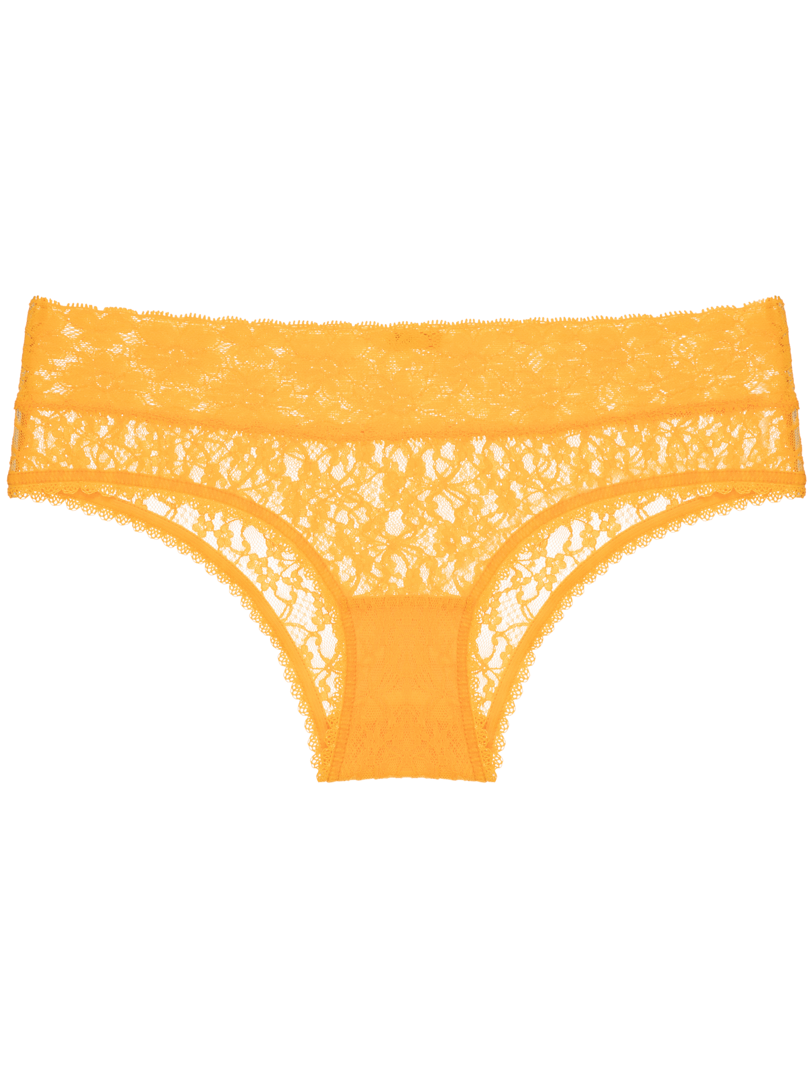 Calcinha Caleçon Renda Sweet Lace Amarelo Radiante