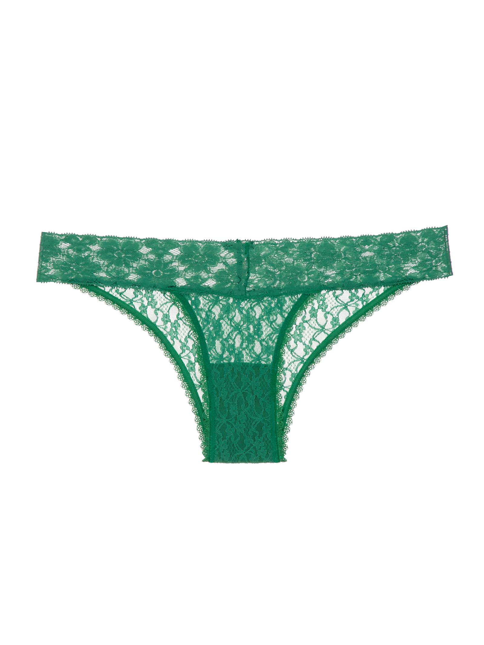 Calcinha Biquíni Renda Sweet Lace Verde Escuro