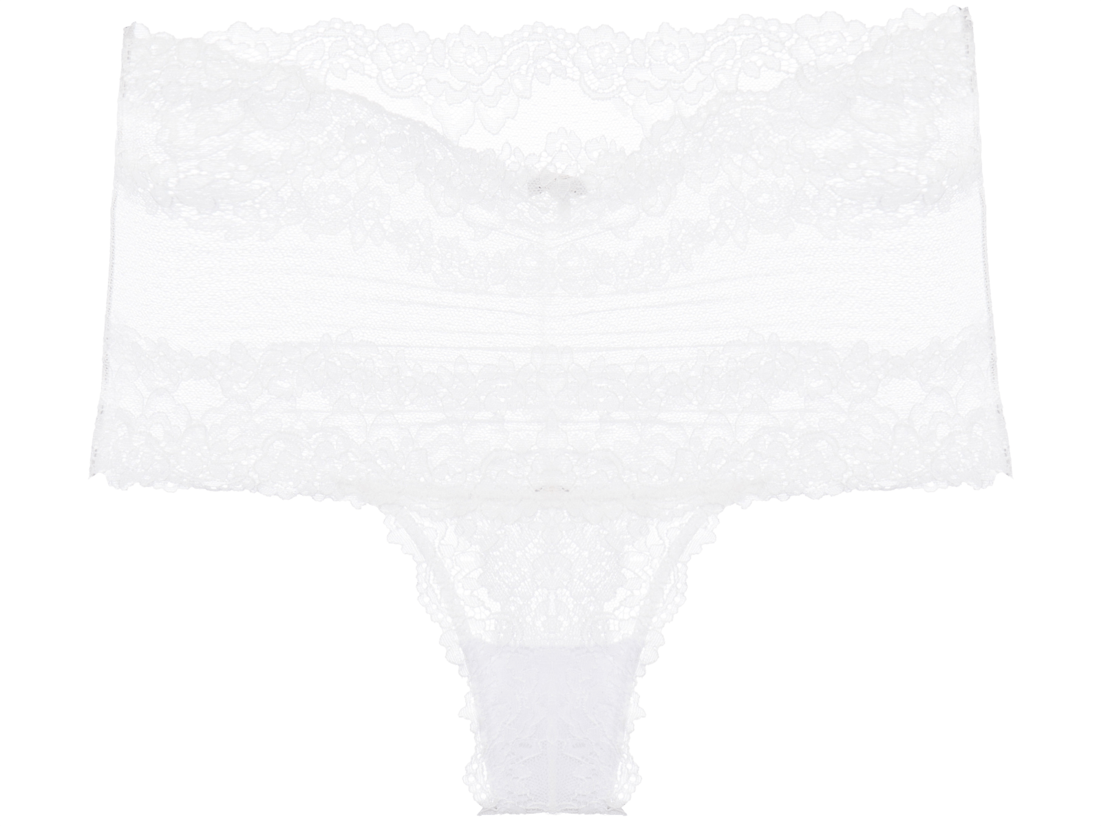 Calcinha Hot Pant Renda Signature Première Branco