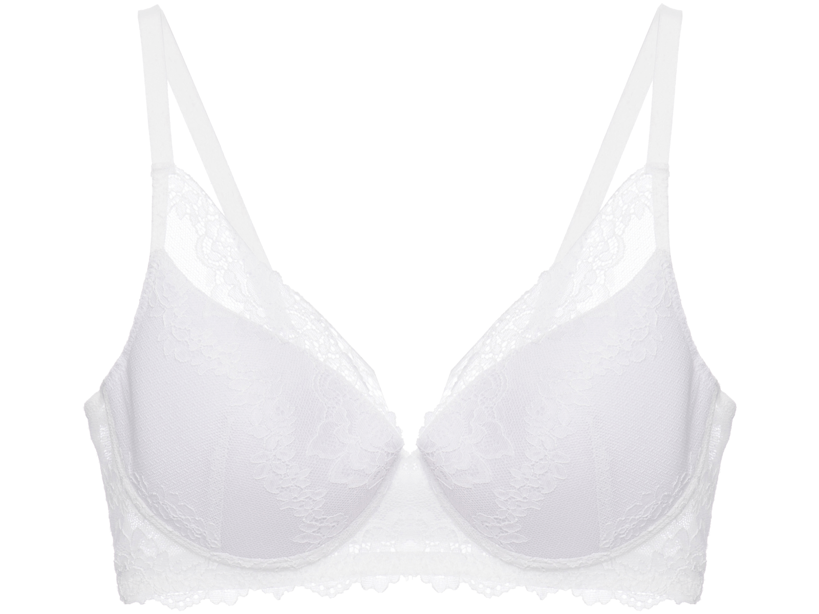 Sutiã Demi Bojo Renda Signature Première Branco