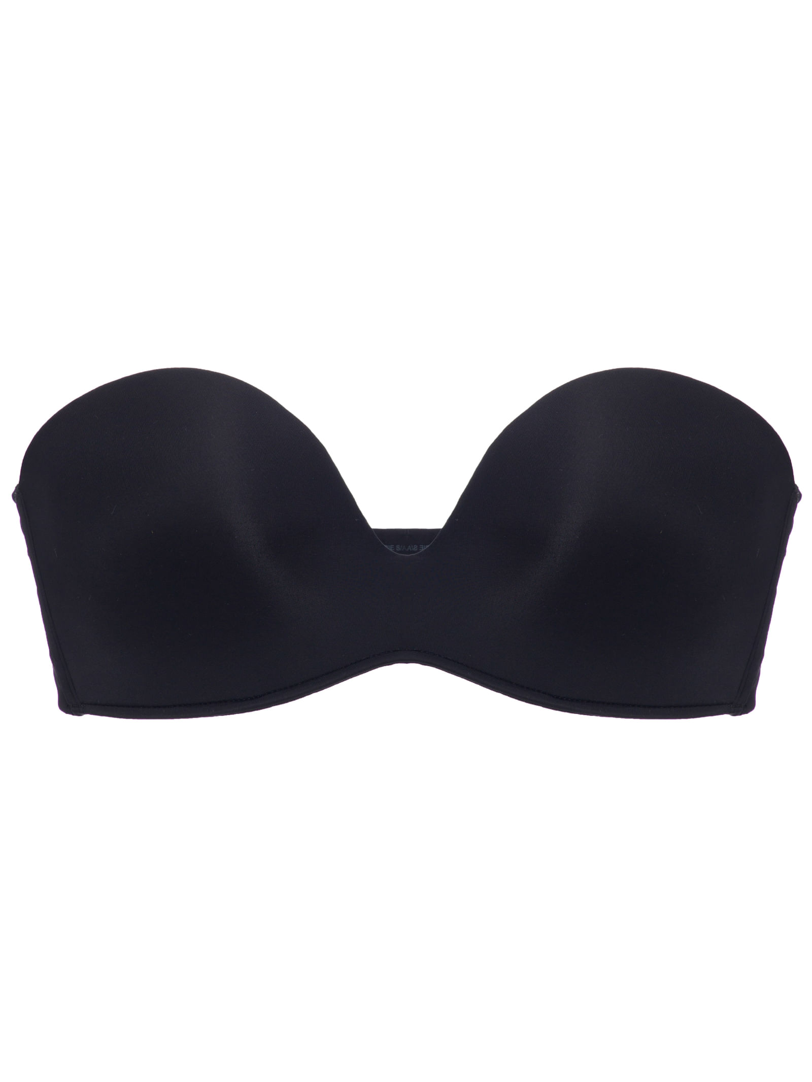 Sutiã Sem Alça Deep Plunge Microfibra Preto