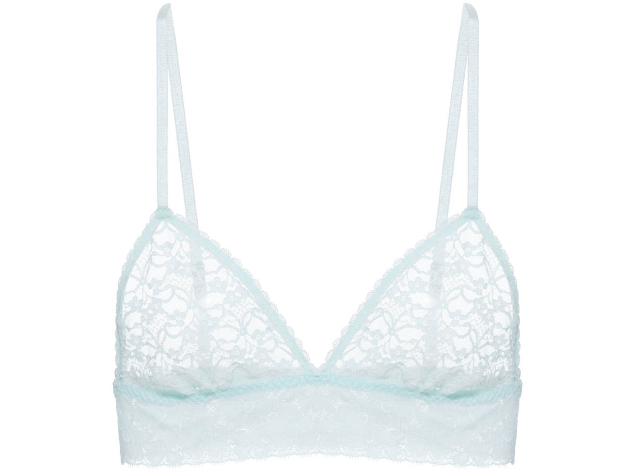Sutiã Triângulo Renda Sweet Lace Azul Nuvem