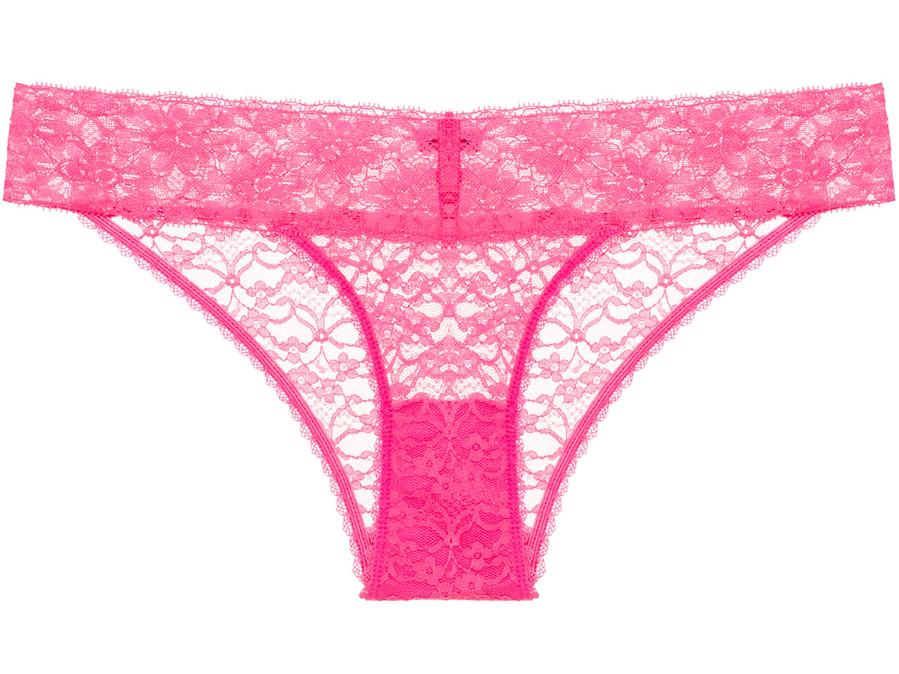 Calcinha Biquíni Renda Sweet Lace Rosa Make