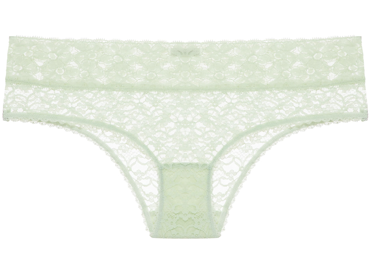 Calcinha Caleçon Renda Sweet Lace Verde Claro