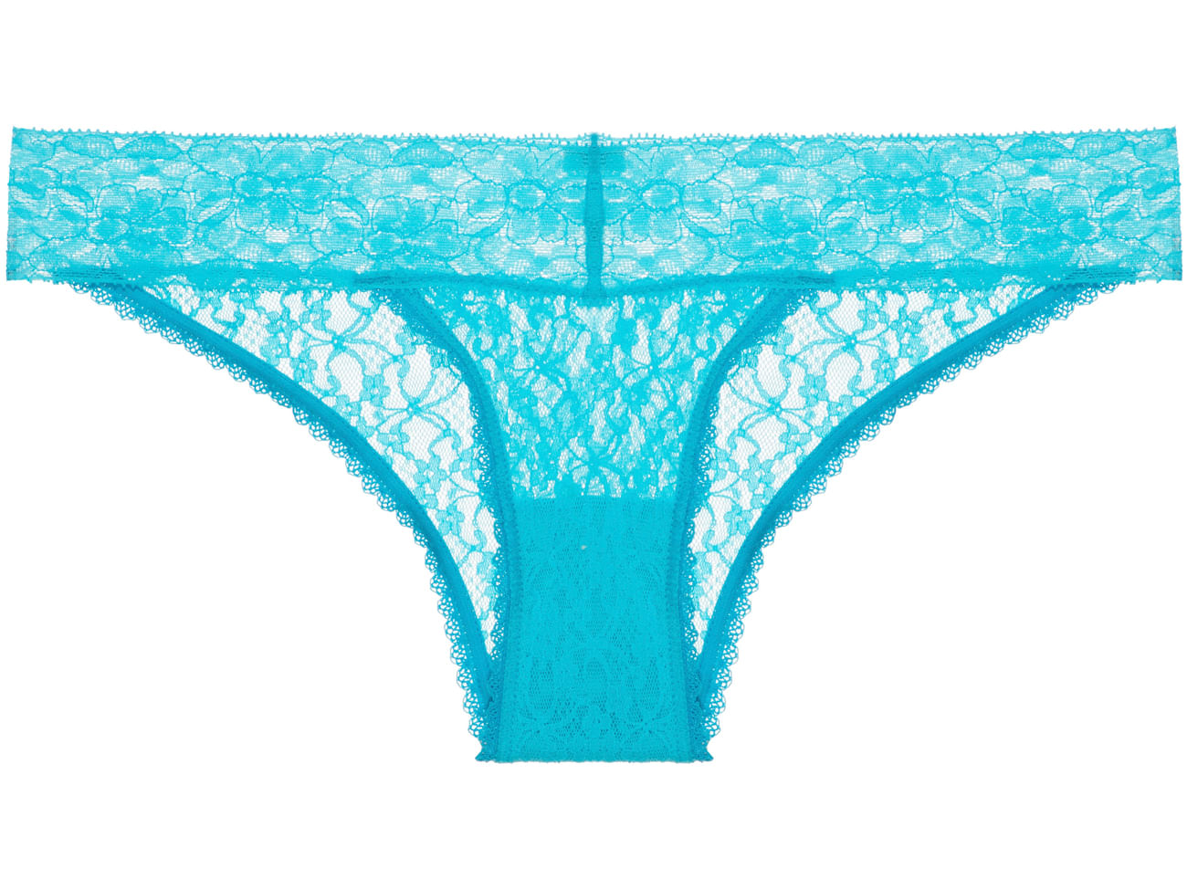 Calcinha Biquíni Renda Sweet Lace Azul Piscina