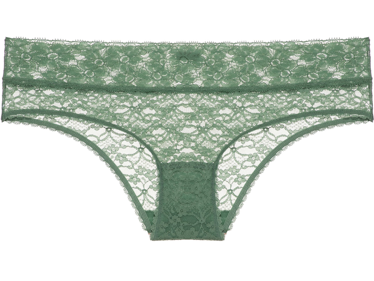 Calcinha Caleçon Renda Sweet Lace Verde
