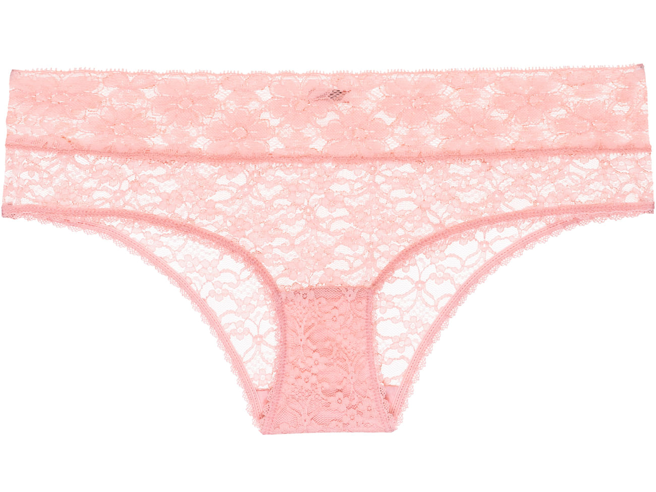 Calcinha Caleçon Renda Sweet Lace Rosa