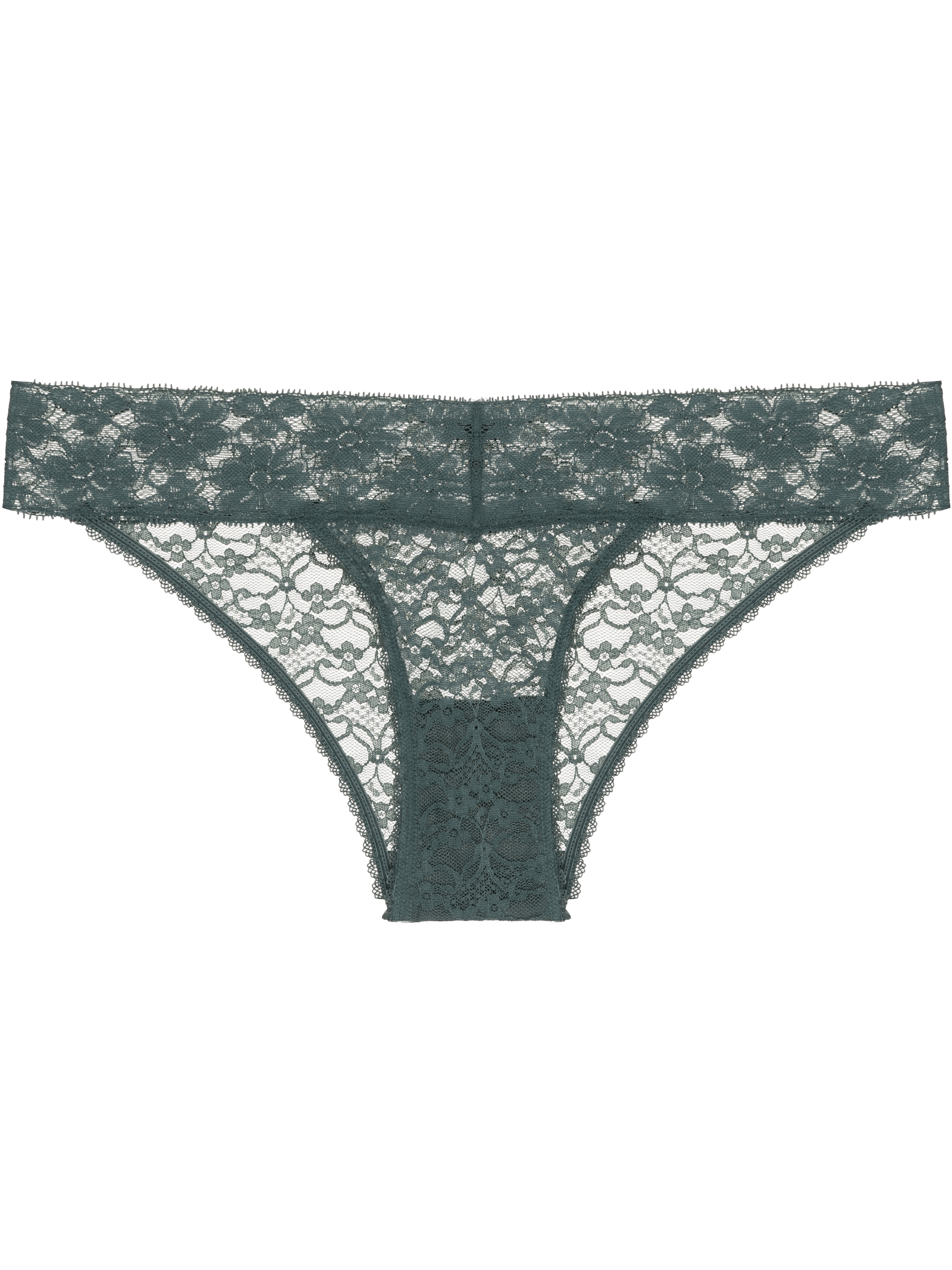 Calcinha Biquíni Renda Sweet Lace Verde Escuro