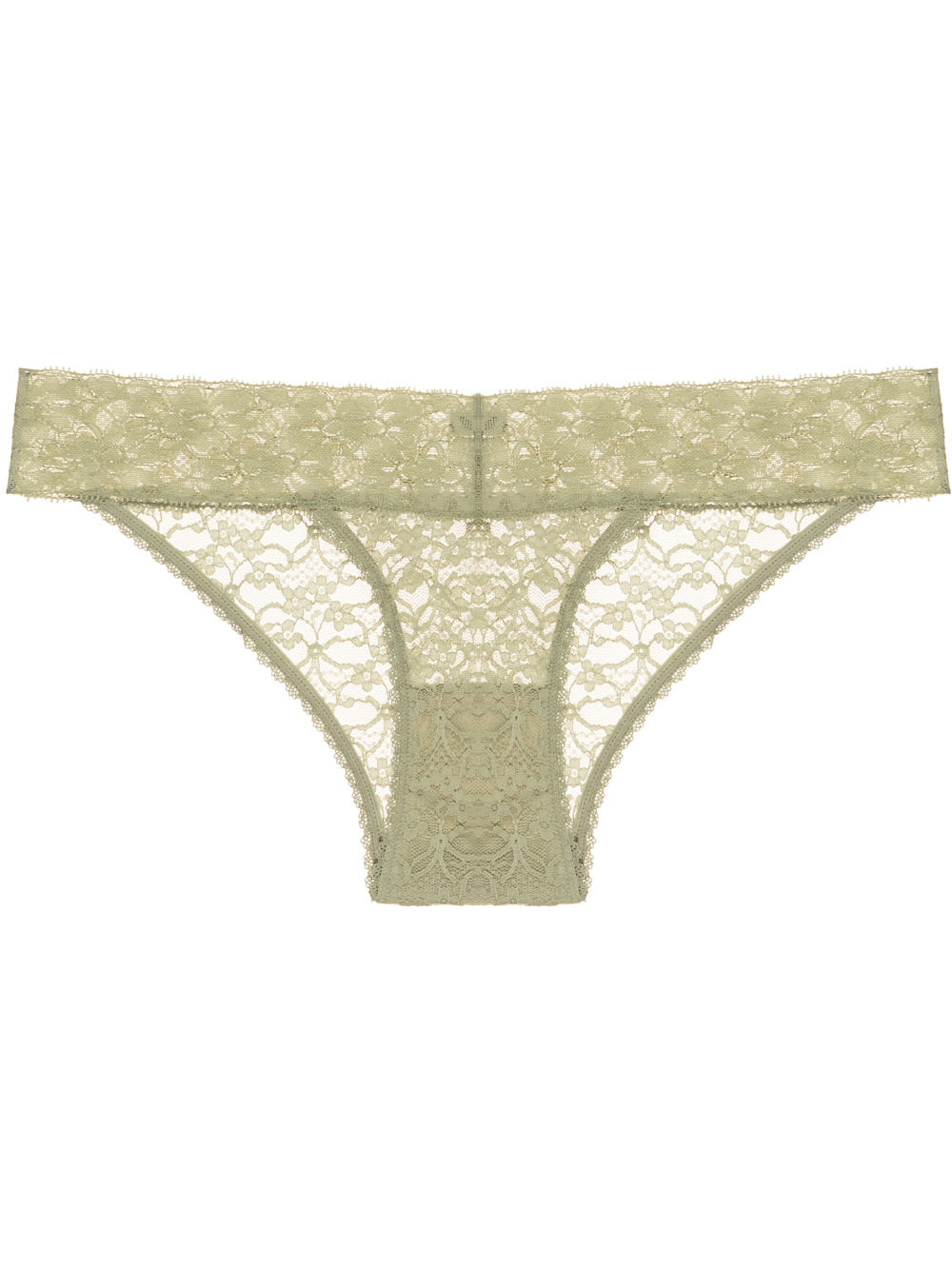 Calcinha Biquíni Renda Sweet Lace Verde Oliva