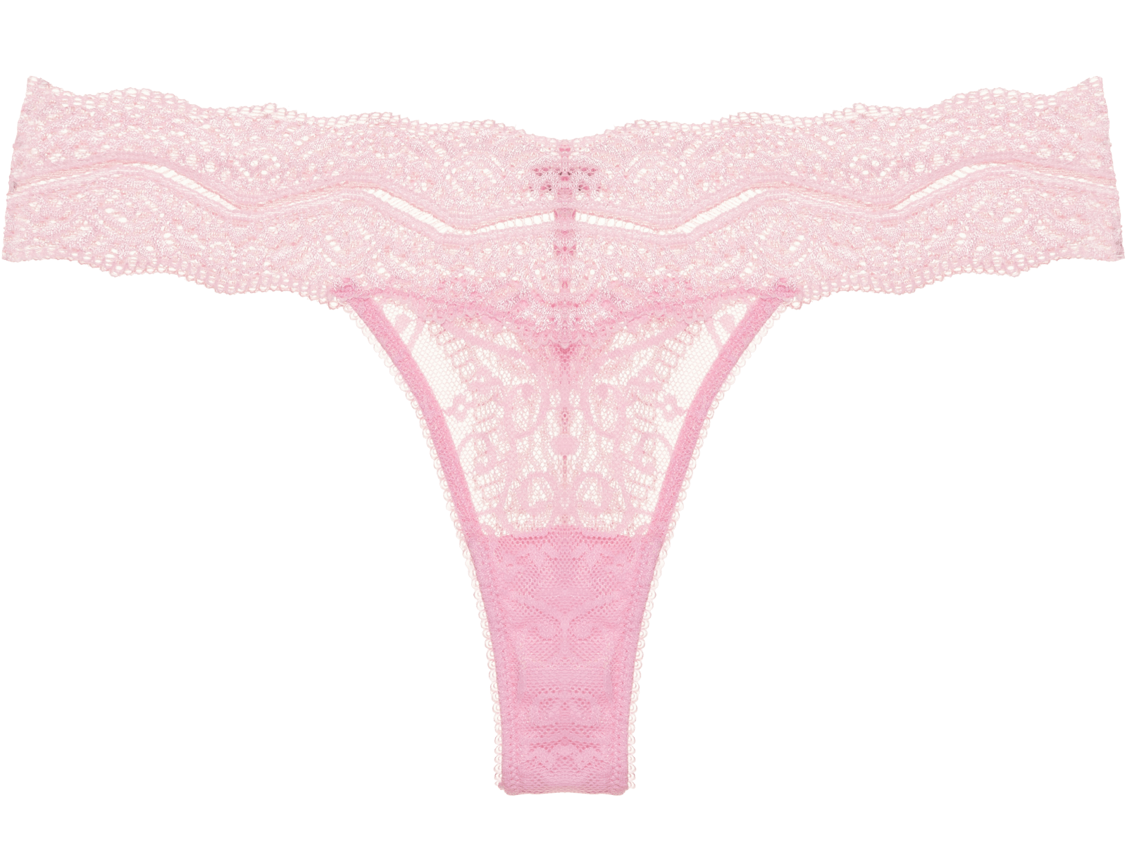 Calcinha Fio Renda Love Lace Rosa Chiclete