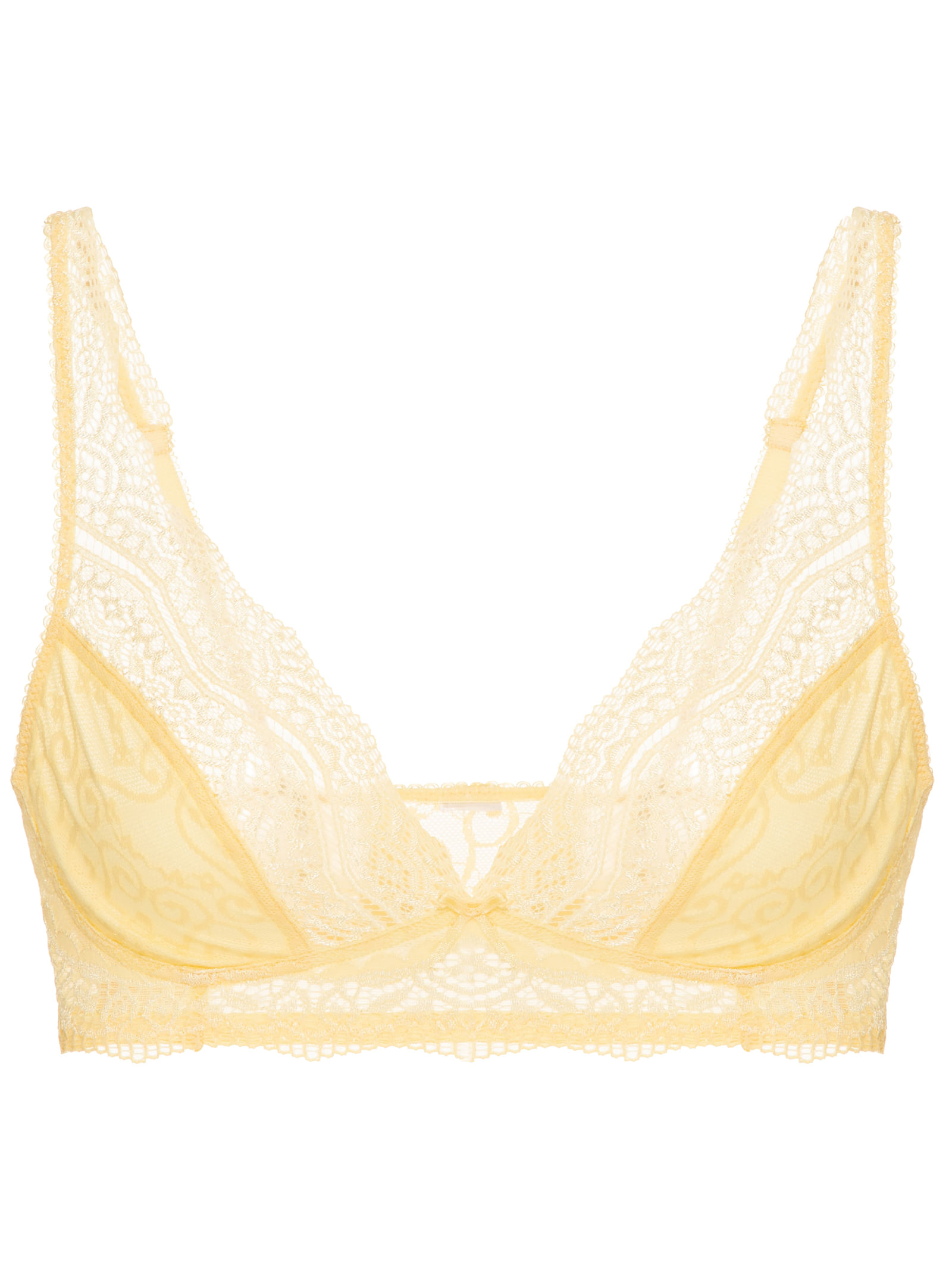 Sutiã Top Renda Love Lace Amarelo Claro 13-1025
