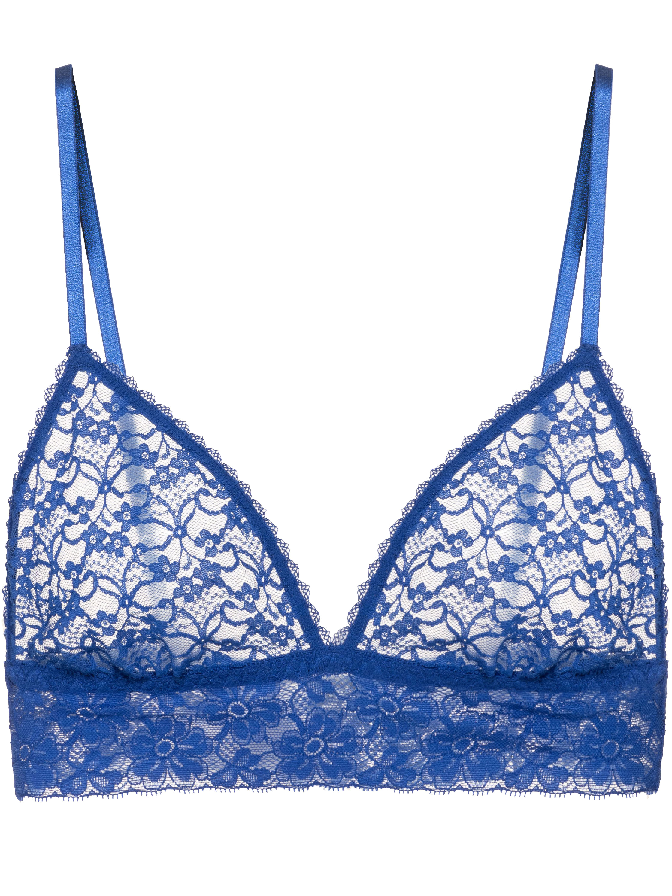 Sutiã Triângulo Renda Sweet Lace Azul Medio
