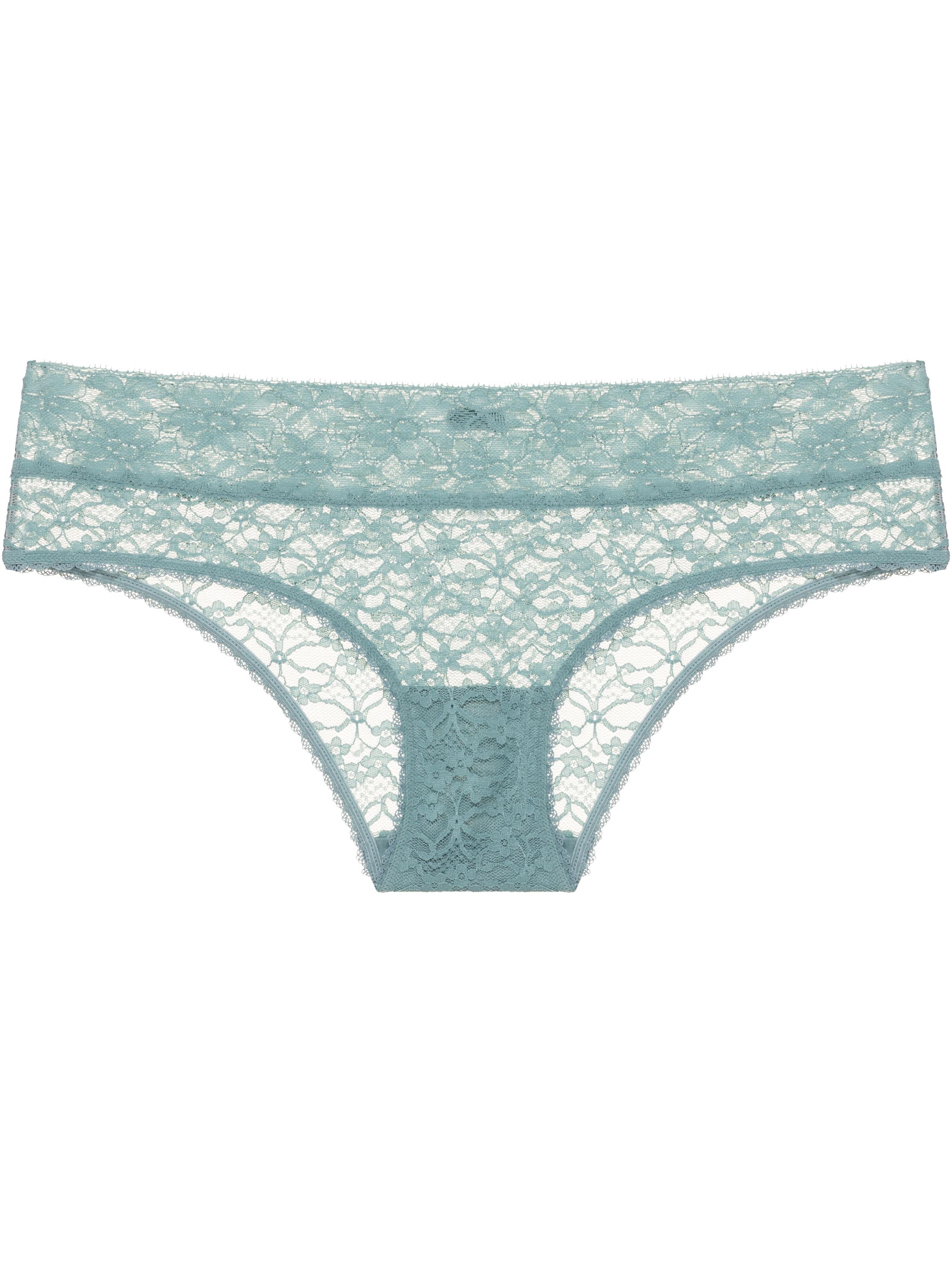 Calcinha Caleçon Renda Sweet Lace Azul Aquamarine
