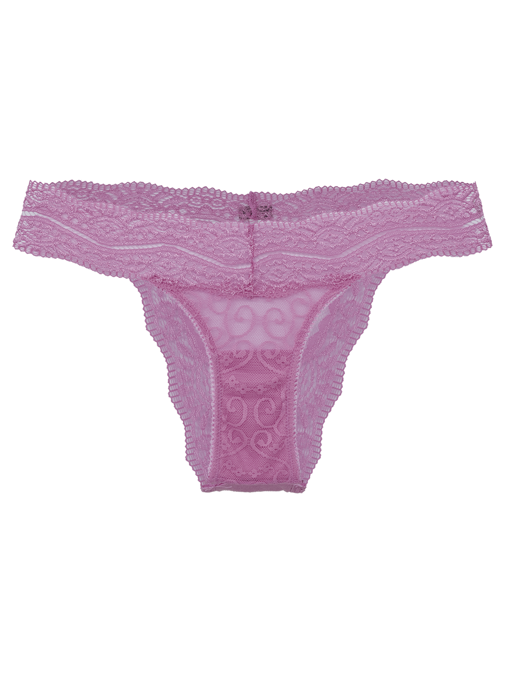 Calcinha Biquíni Renda Love Lace Rosa Mauve