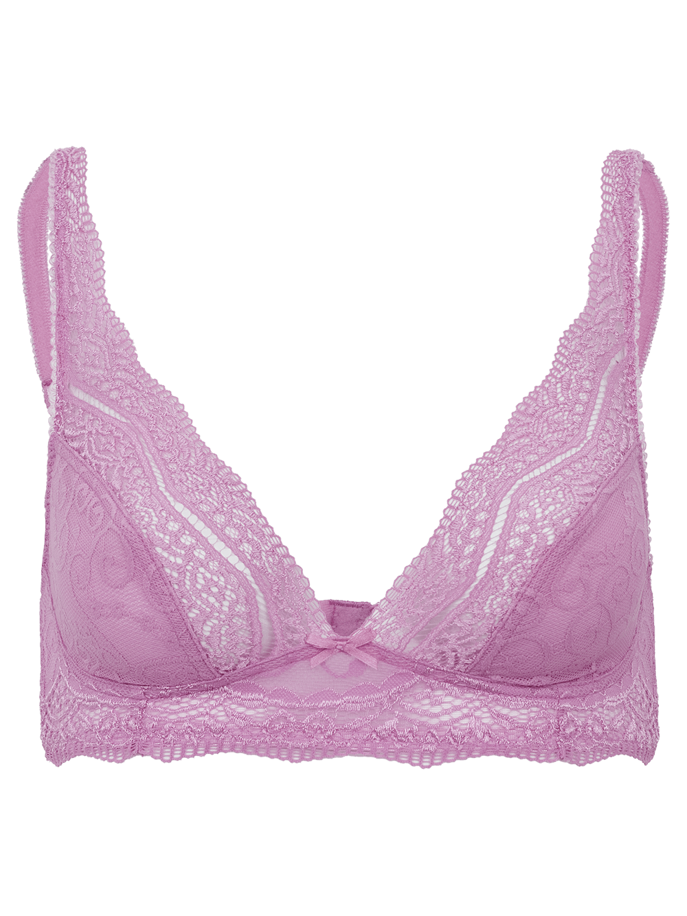 Sutiã Top Renda Love Lace Rosa Mauve