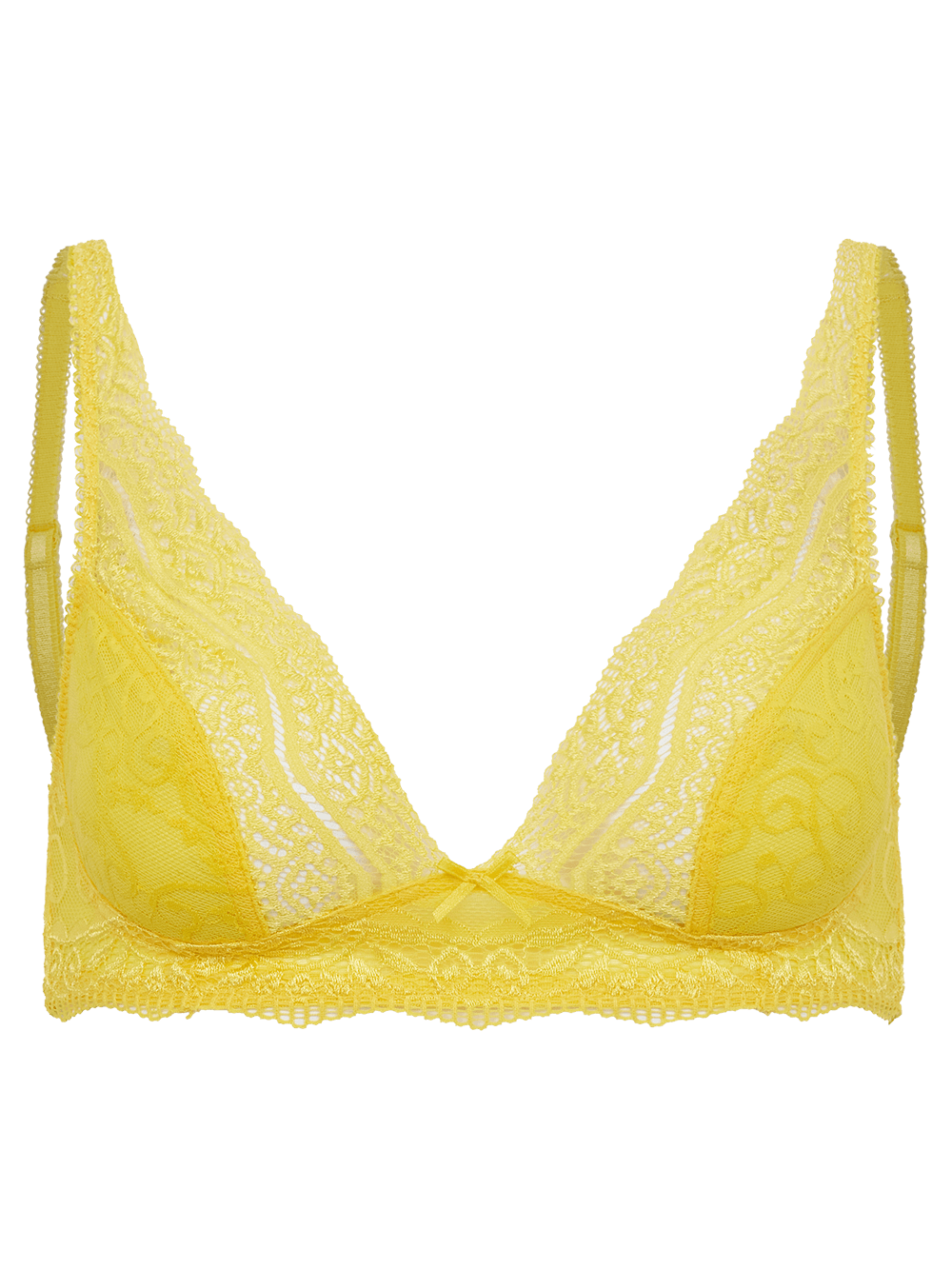 Sutiã Top Renda Love Lace Amarelo