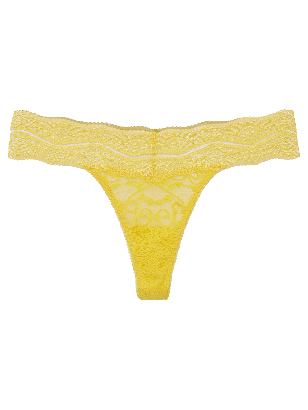 Calcinha Fio Renda Love Lace Amarelo