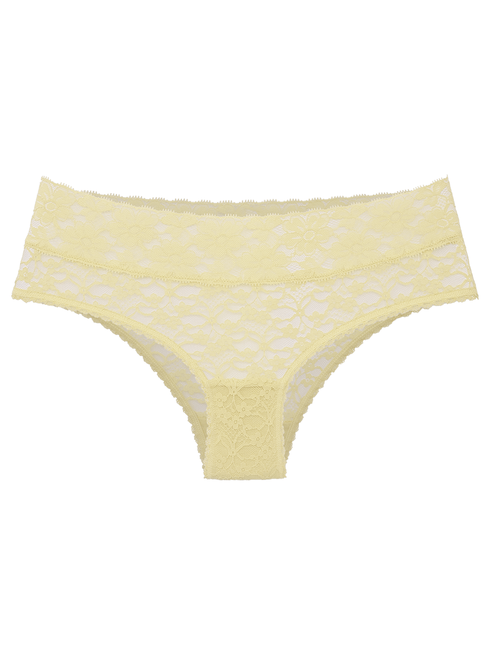 Calcinha Caleçon Renda Sweet Lace Amarelo
