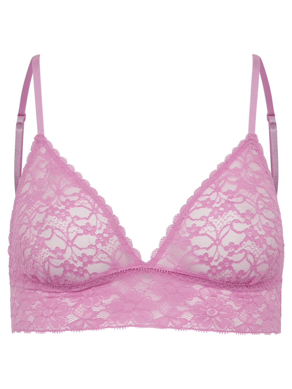 Sutiã Triângulo Renda Sweet Lace Rosa Mauve