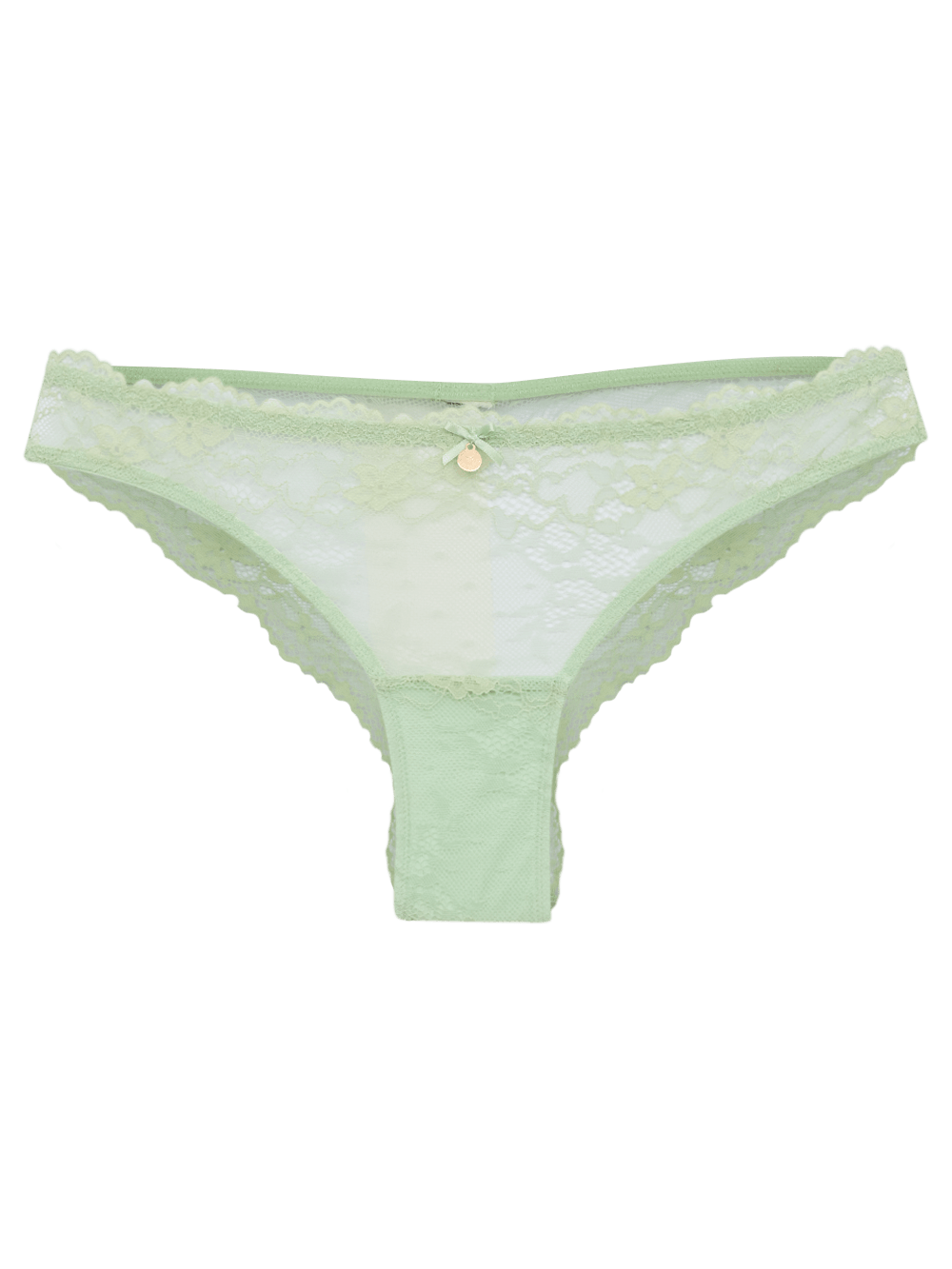 Calcinha Biquíni Renda Première Verde Pistache