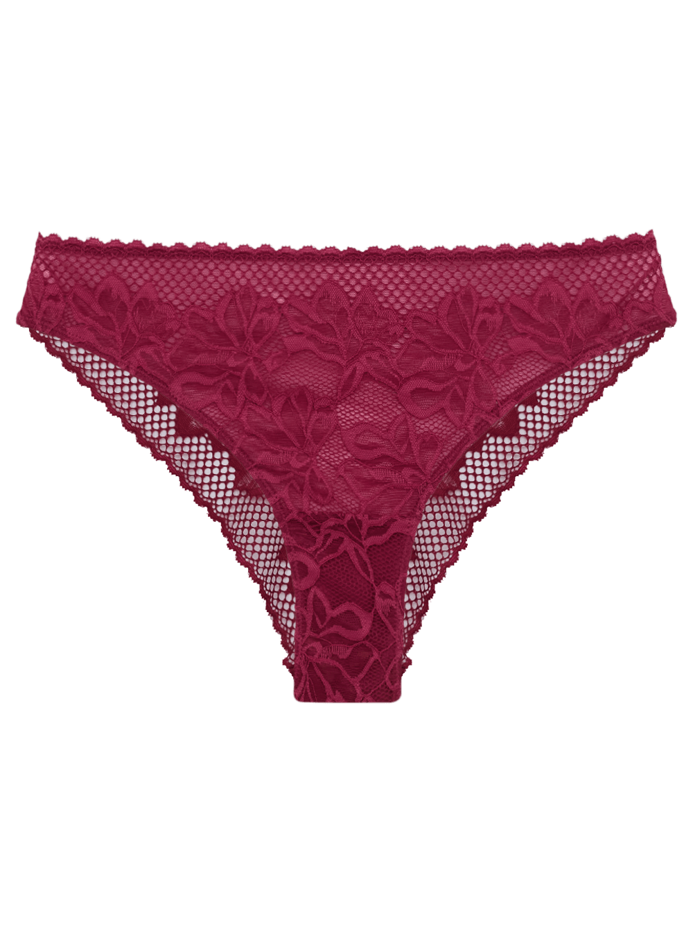 Calcinha Tanga Renda Bridget Sangria