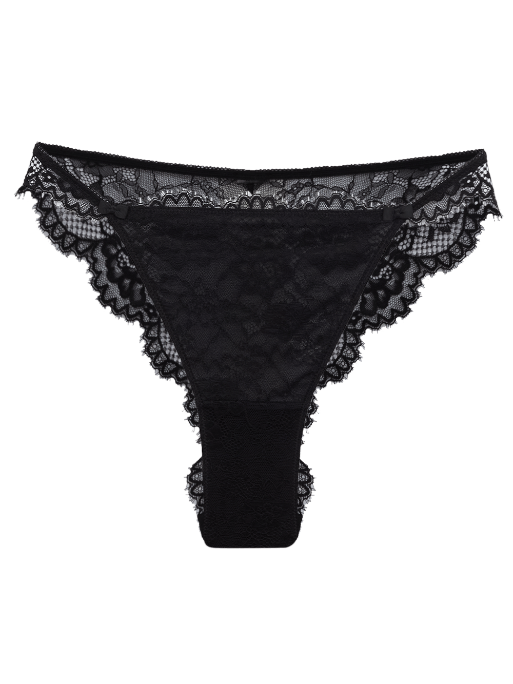 Calcinha Tanga Renda Nightfall Preto