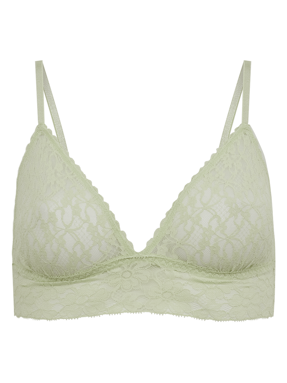 Sutiã Triângulo Renda Sweet Lace Verde Bok Choy