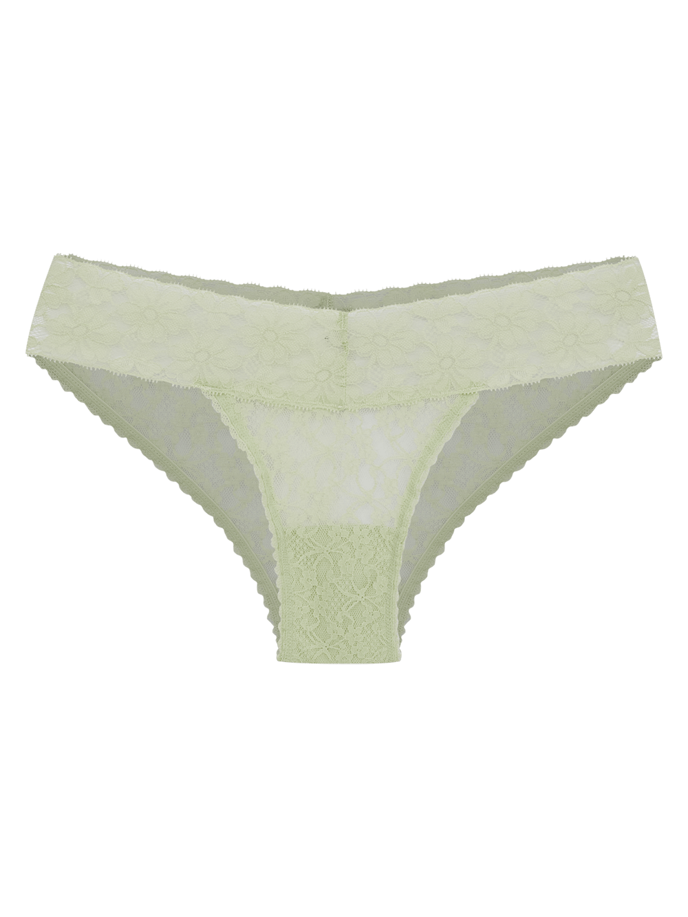 Calcinha Biquíni Renda Sweet Lace Verde Bok Choy