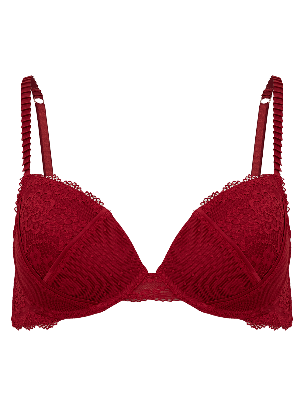 Sutiã Meia Taça Renda At Night Ii Vermelho Rio Red
