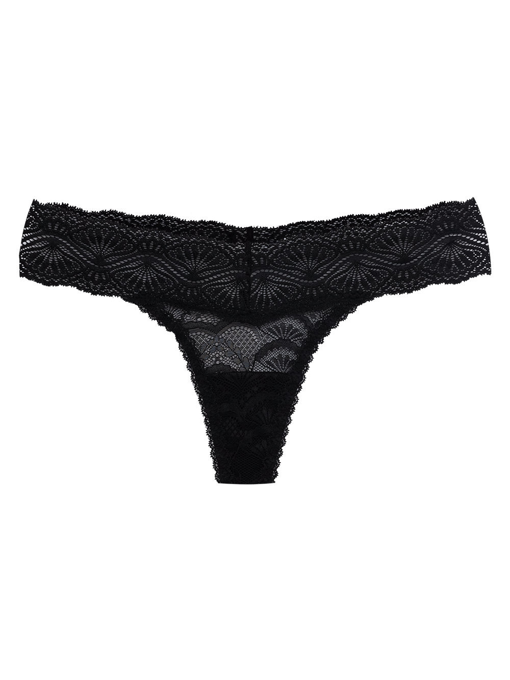 Calcinha Fio Renda Shiny Love Preto