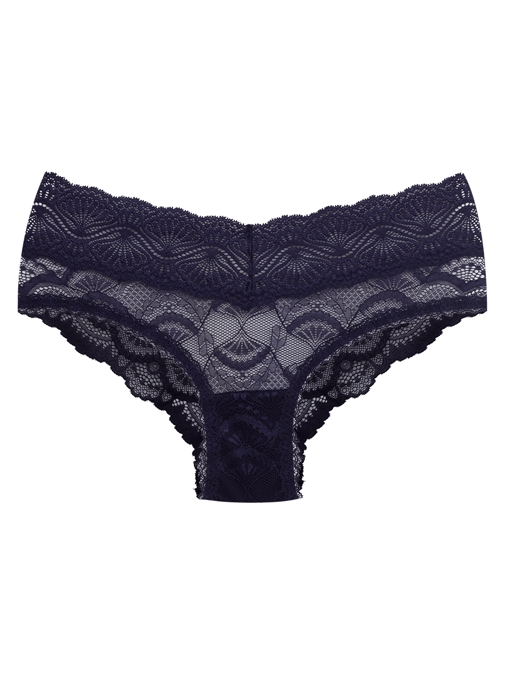 Calcinha Boyshort Renda Shiny Love Azul