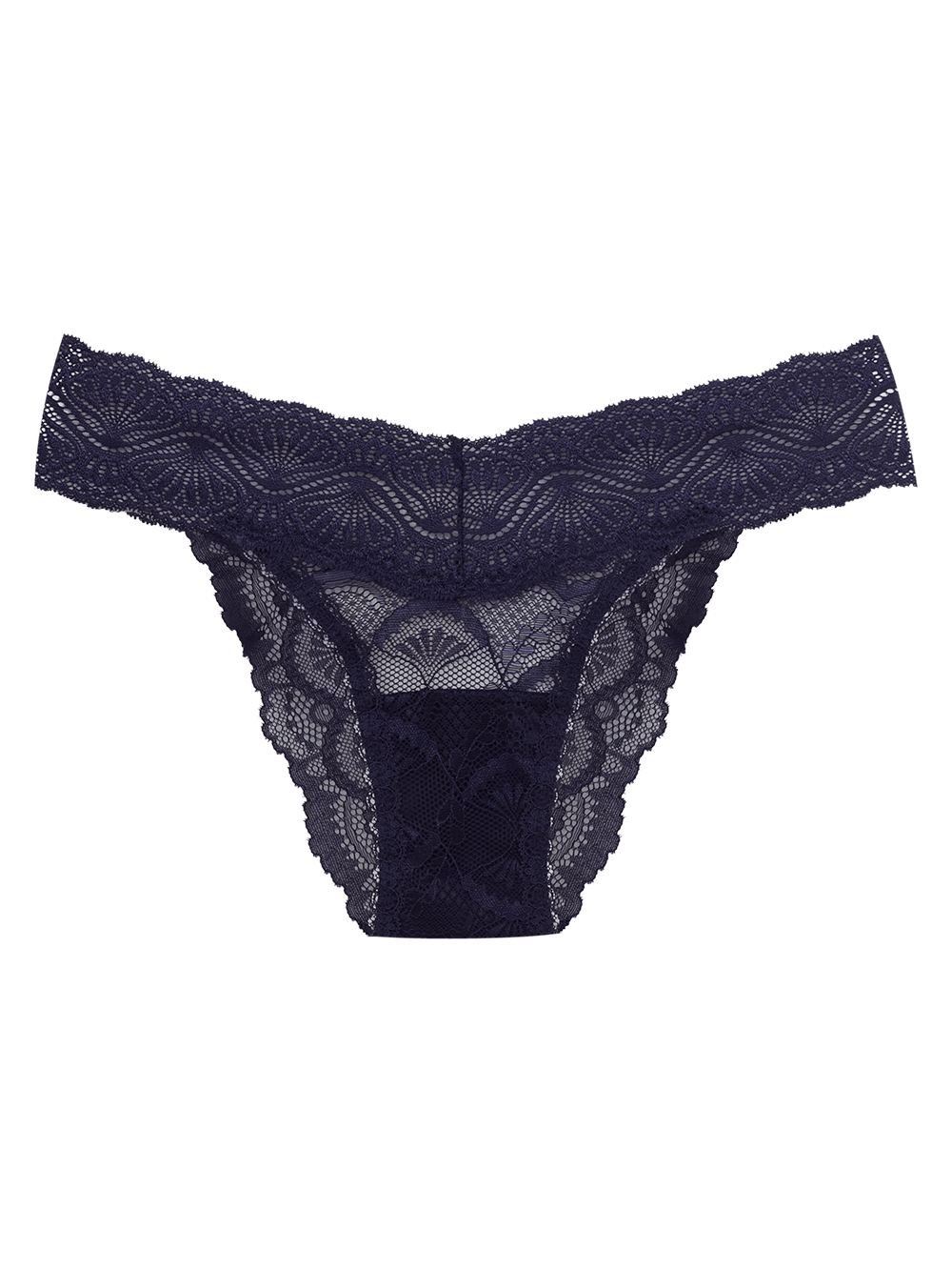 Calcinha Biquíni Renda Shiny Love Azul