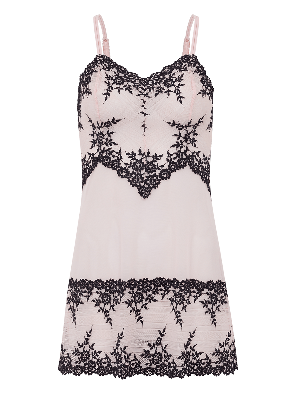 Camisola Curta Renda Embrace Lace Wacoal Rosa Potpourri