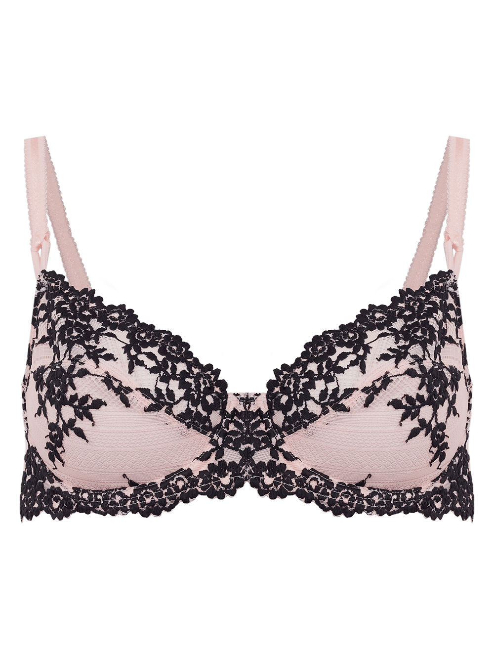 Sutiã Cobertura Total Renda Embrace Lace Wacoal Rosa Potpourri