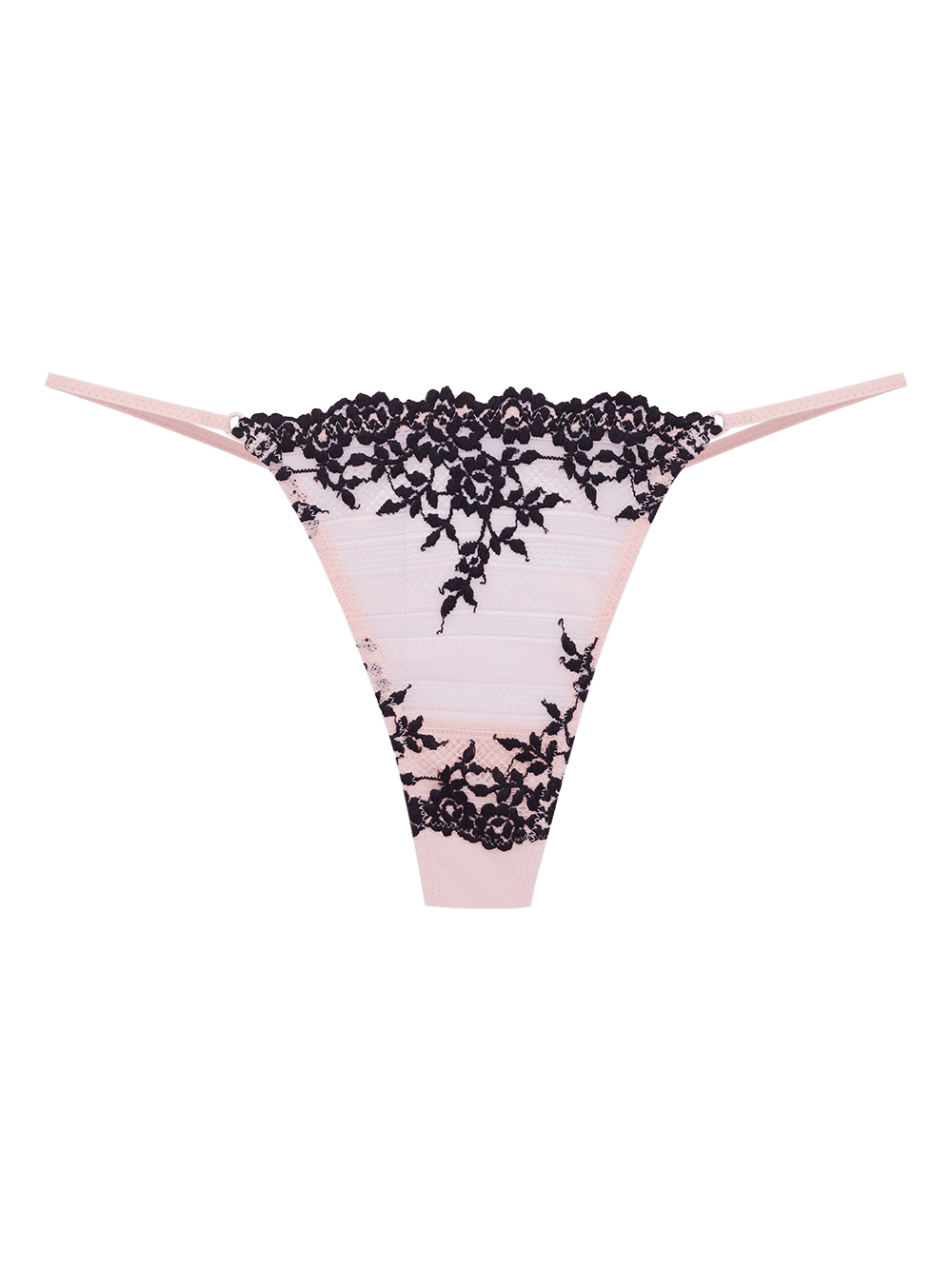 Calcinha Fio String Renda Embrace Lace Wacoal Rosa Potpourri