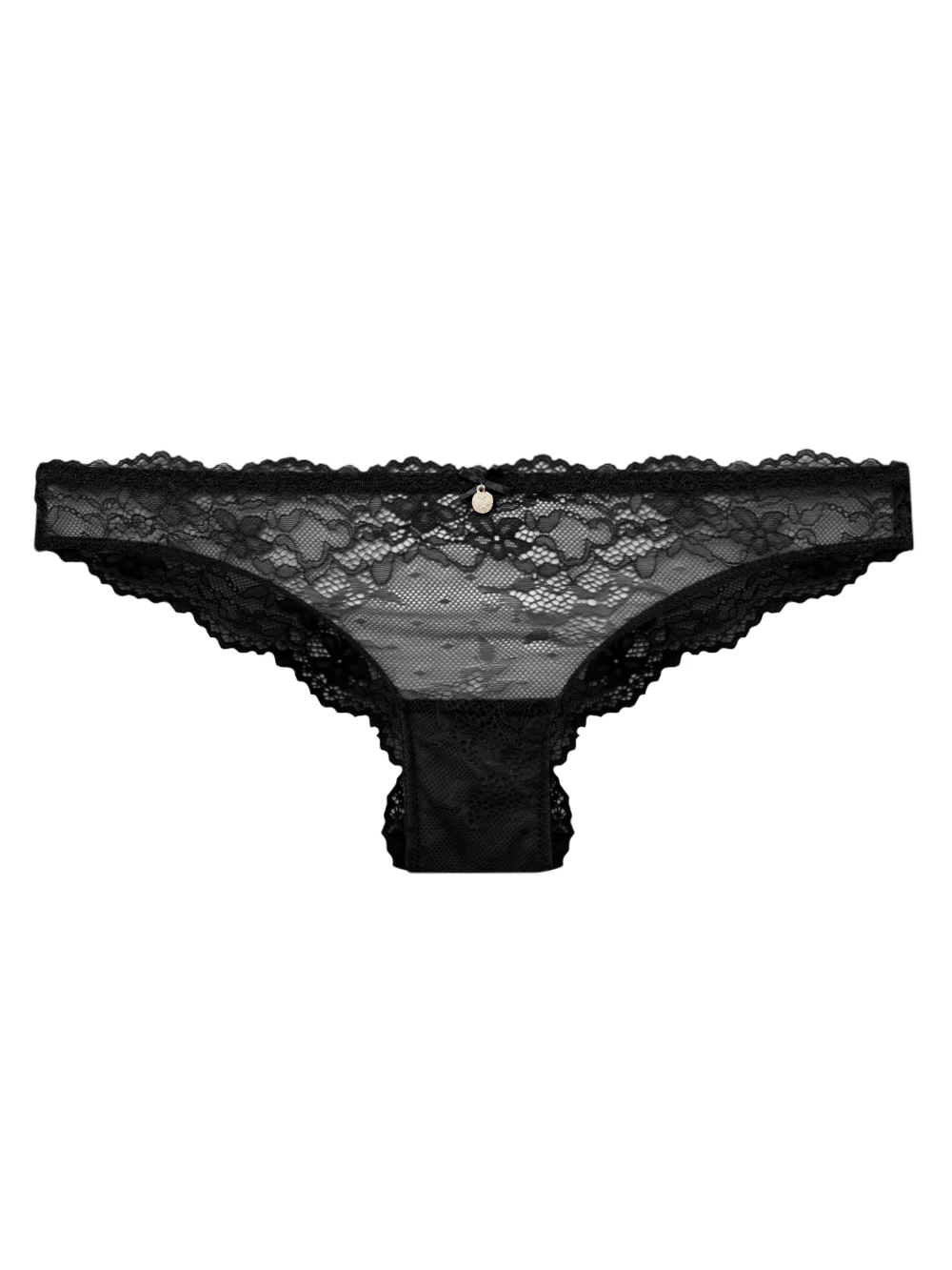 Calcinha Biquíni Renda Première Preto
