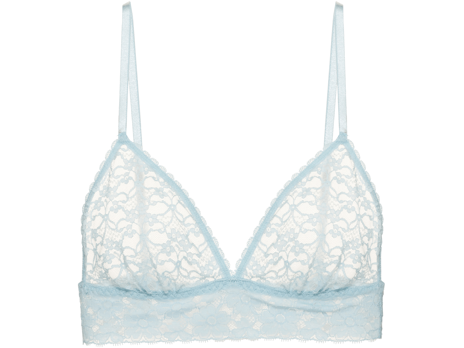 Sutiã Triângulo Renda Sweet Lace Azul Bb