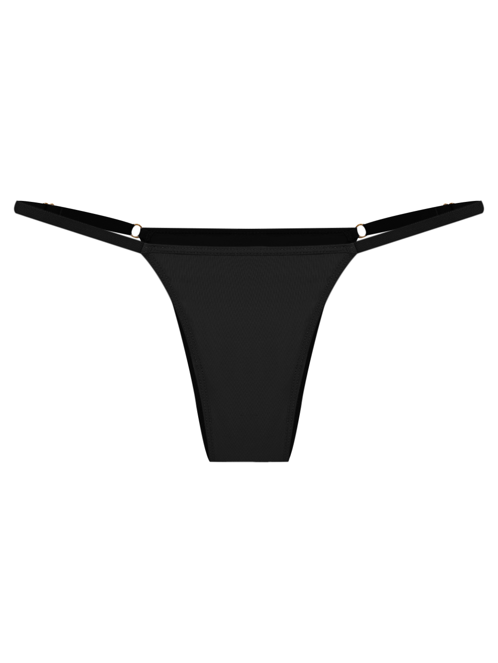 Calcinha String Regular Back Essentials Microfibra Preto