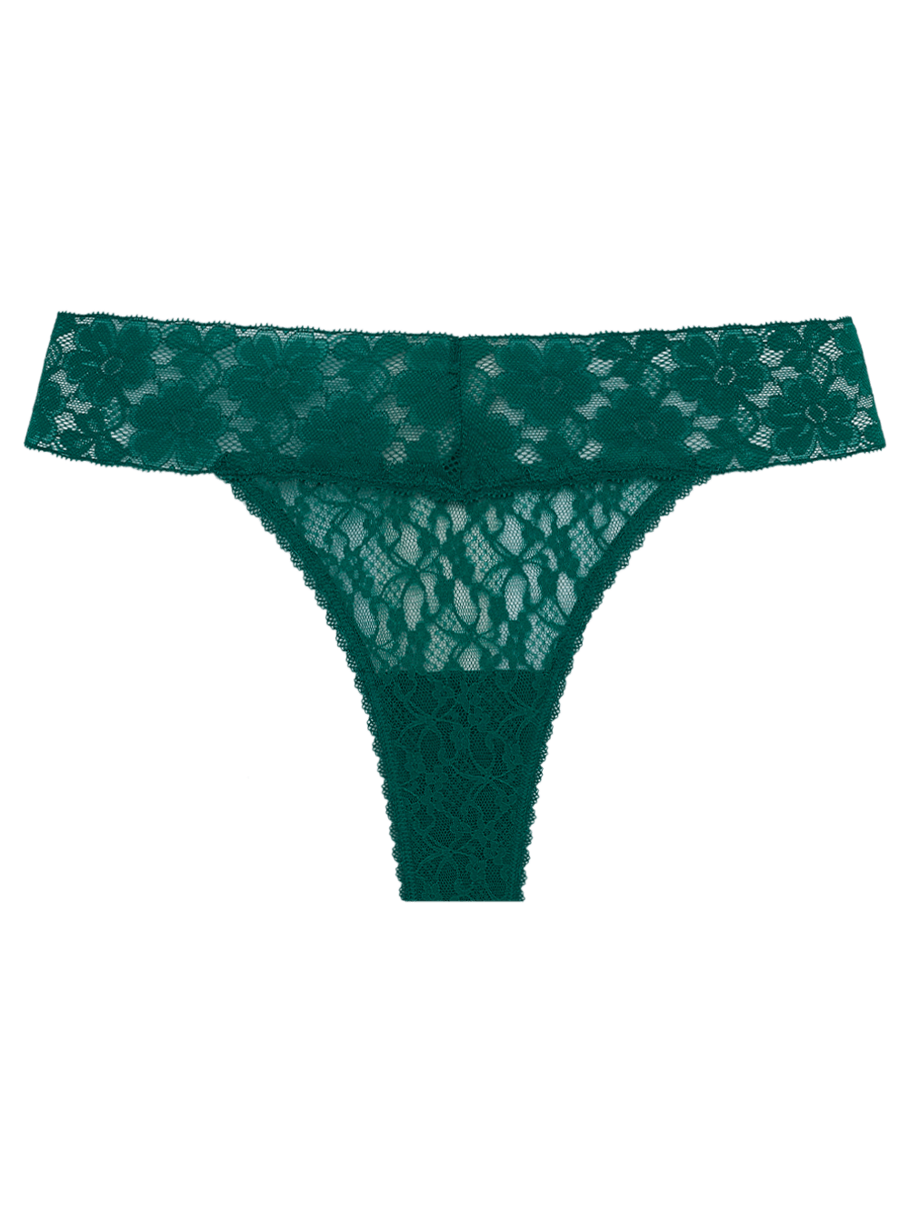 Calcinha Fio Renda Sweet Lace Verde Evergreen