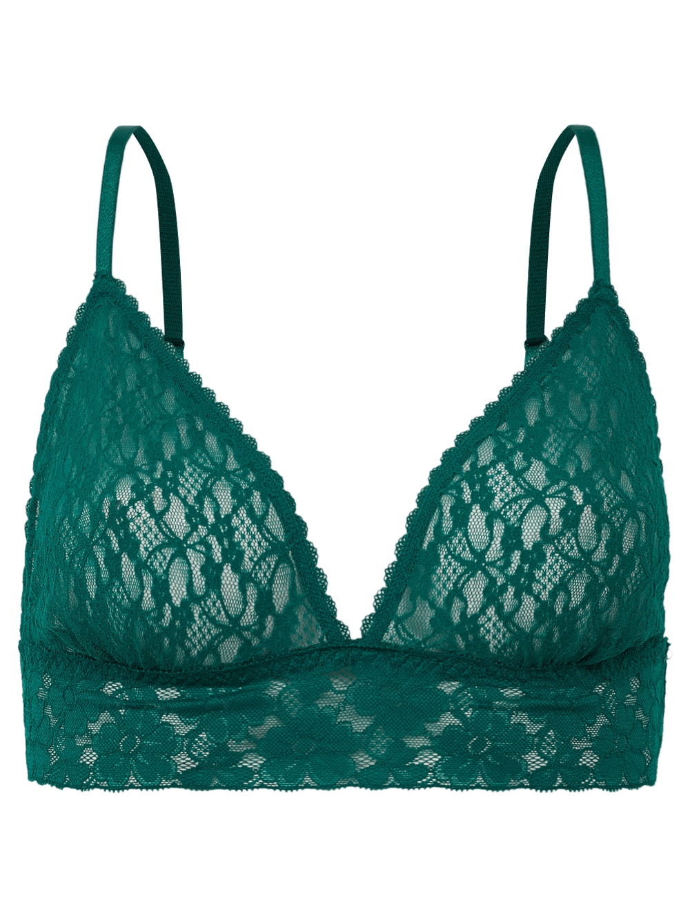 Sutiã Triângulo Renda Sweet Lace Verde Evergreen