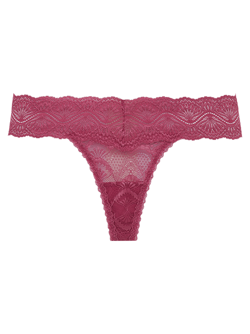 Calcinha Fio Renda Shiny Love Rosa Malaga