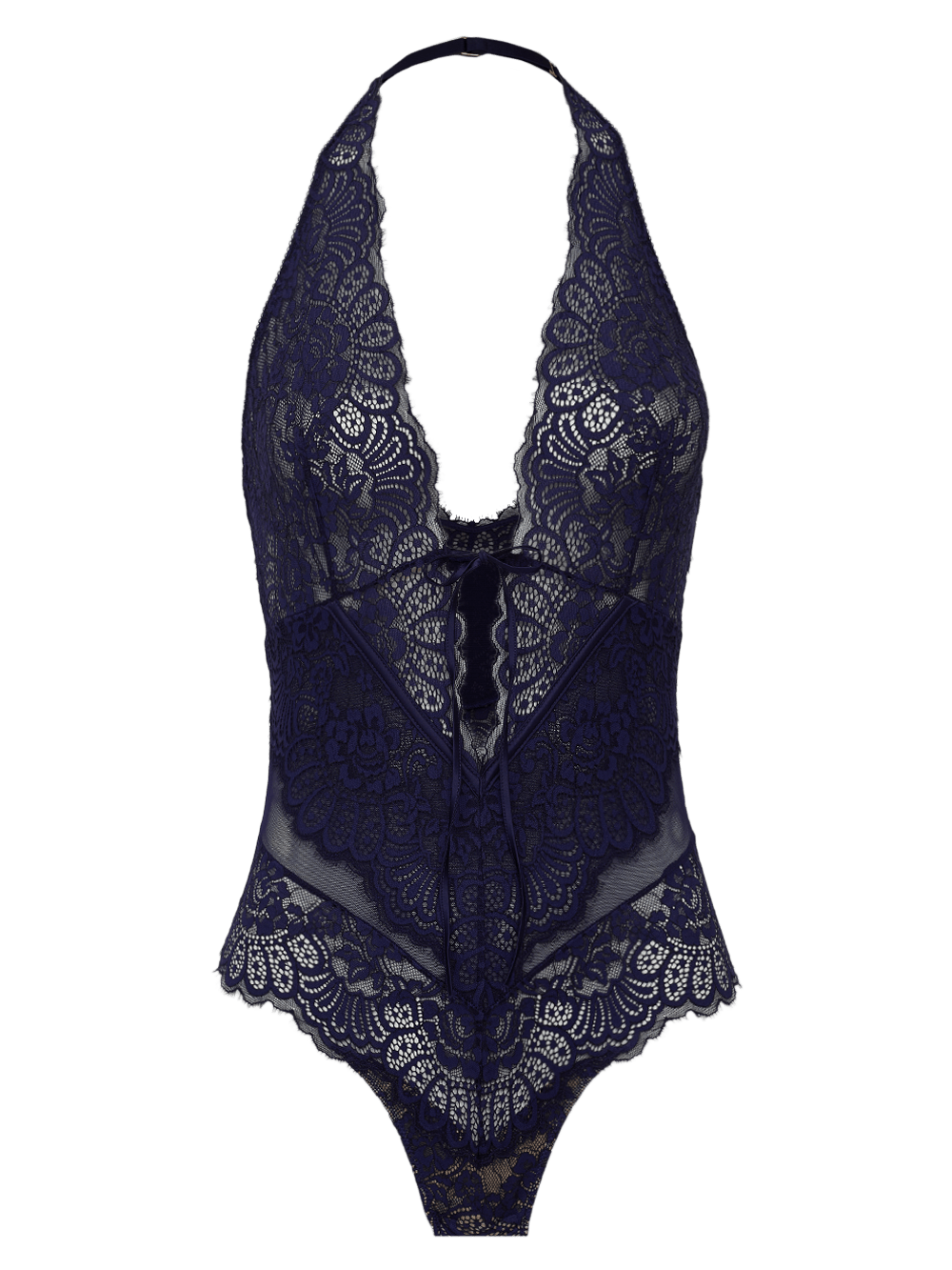 Body Sem Manga Renda Love Affair Evening Blue