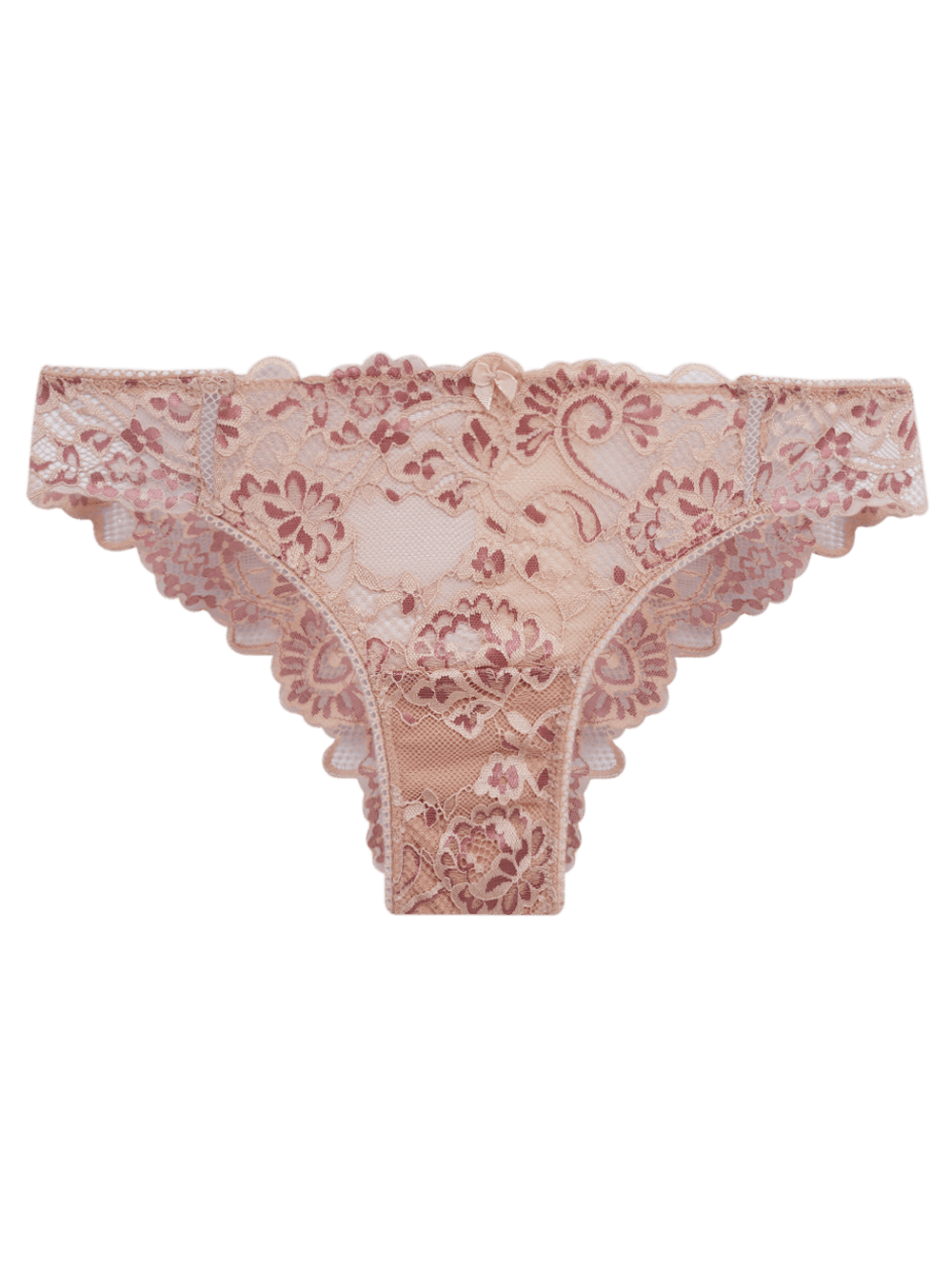 Calcinha Biquíni Renda Midnight Rose Smoke