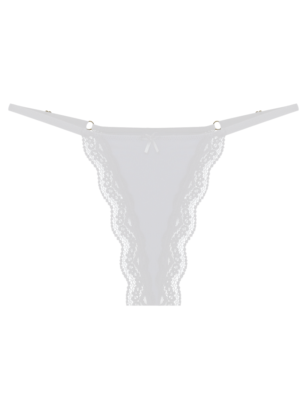 Calcinha Fio String Algodão Pop Colors Branco